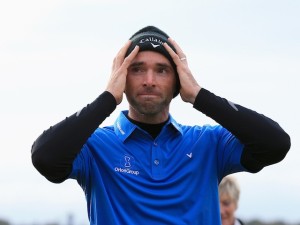 Oliver Wilson dopo la vittoria all'Alfred Dunhill Links Championship